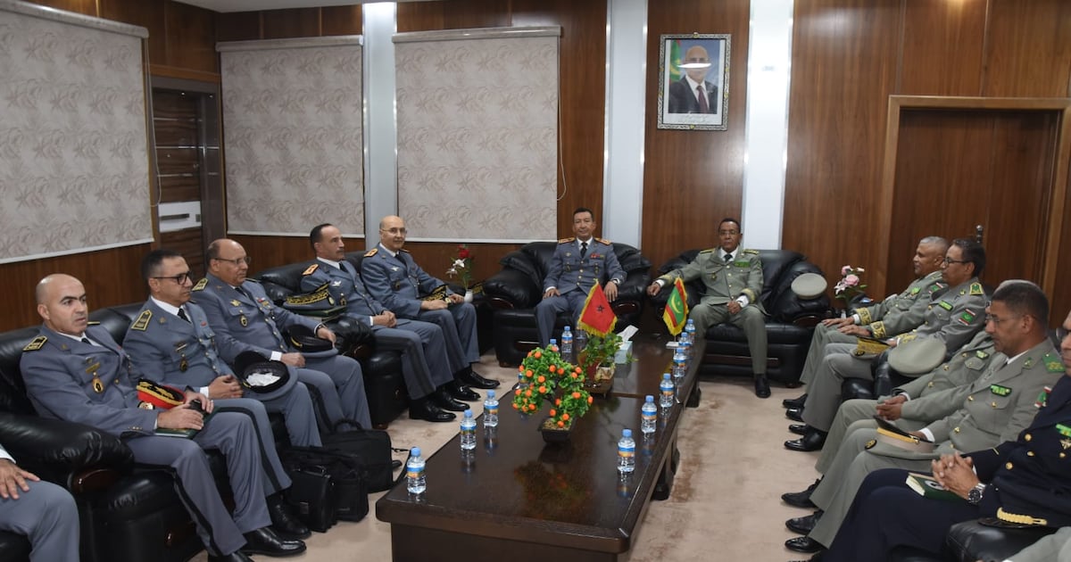 Visite officielle d&rsquo;une délégation marocaine en Mauritanie pour renforcer les liens militaires