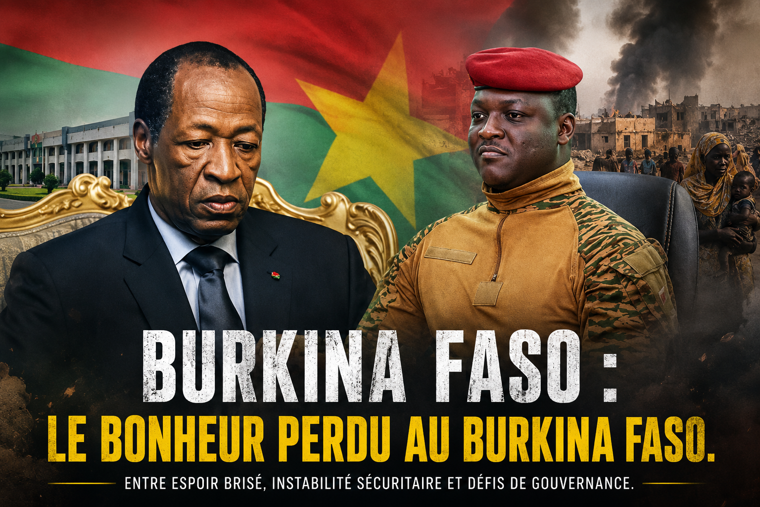 Burkina Faso : la sécurité, condition sine qua non du bonheur des burkinabè