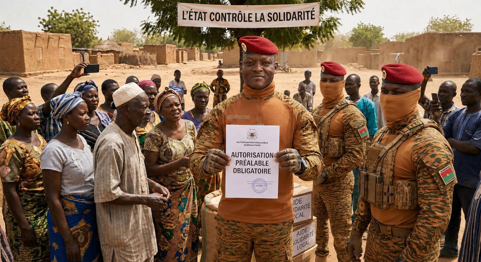 Burkina Faso : quand l&rsquo;état s&rsquo;arroge le monopole de la solidarité