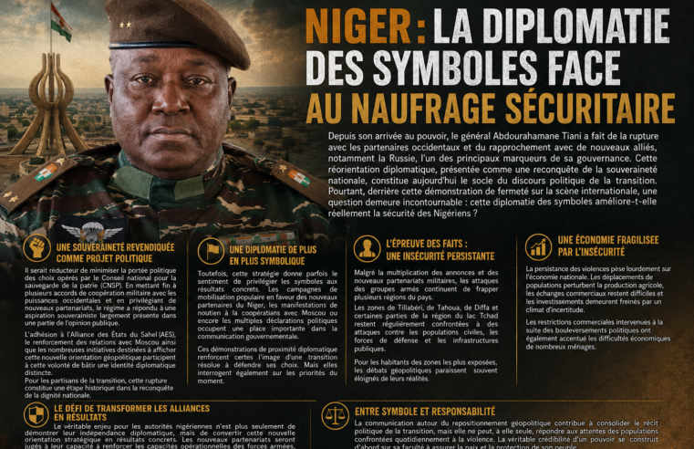 Le Niger face à l&rsquo;écart entre sa diplomatie et la réalité sécuritaire