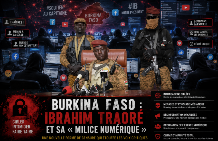 Burkina Faso : l&rsquo;ère de la répression numérique sous Ibrahim Traoré
