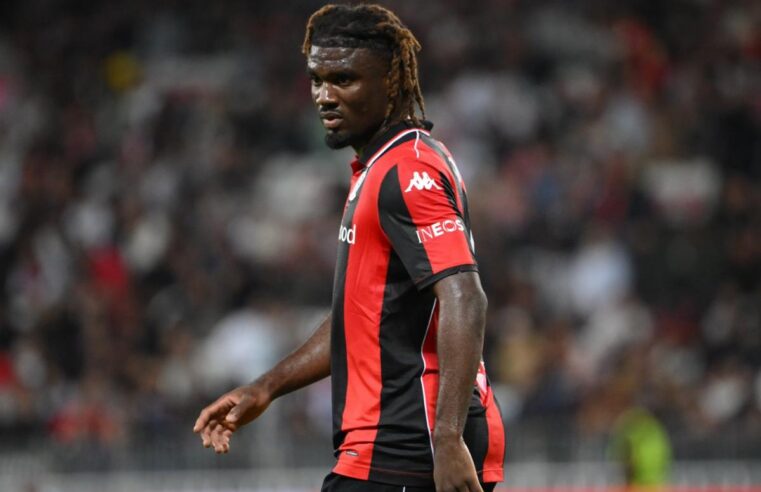 Dans l&rsquo;attente d&rsquo;un transfert, Terem Moffi à la reprise de Nice en Ligue 1