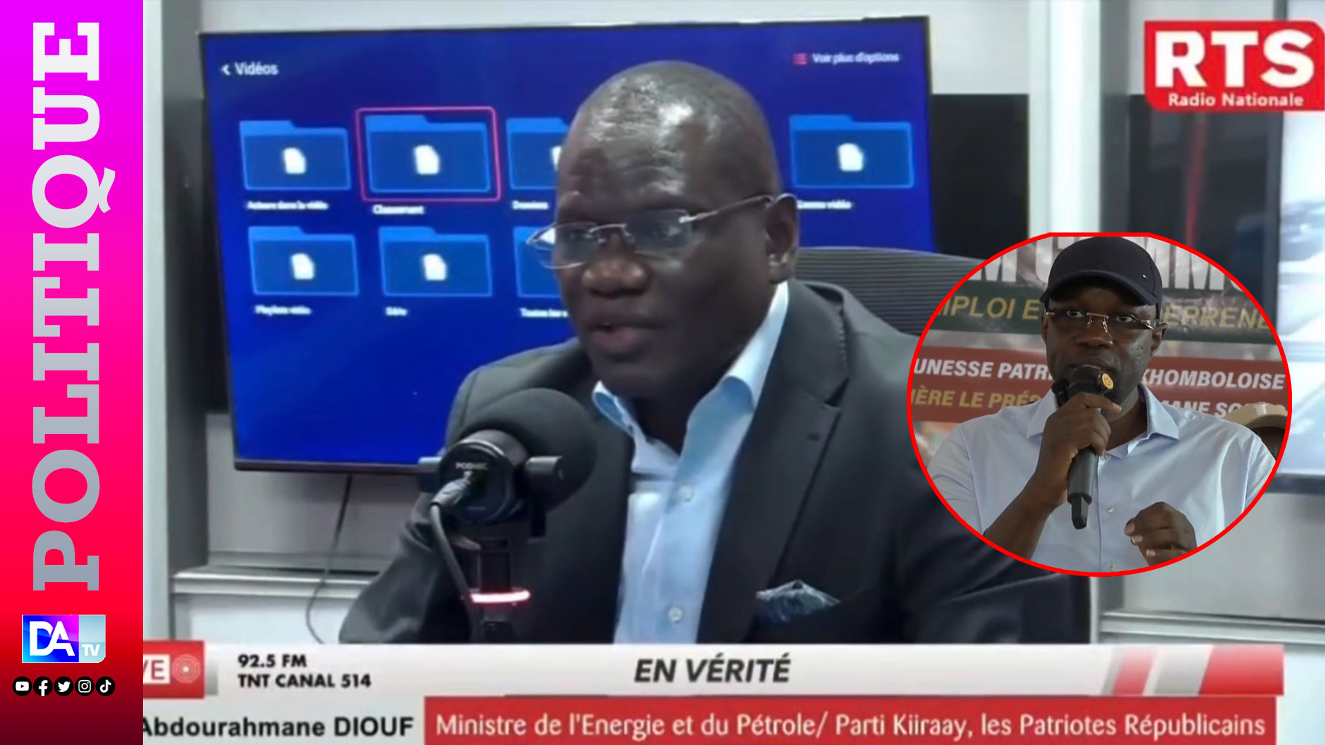 Crise au pastef : les révélations du ministre Abdourahmane Diouf sur les contradictions internes