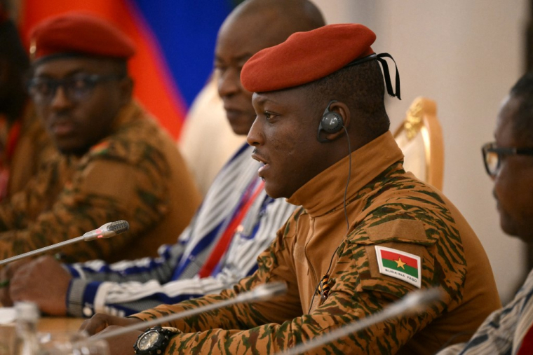 Ibrahim Traoré, chef de la junte militaire burkinabè