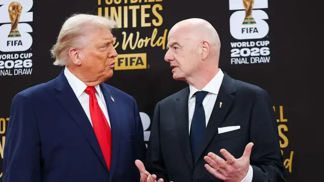 Donald Trump et Gianni Infantino