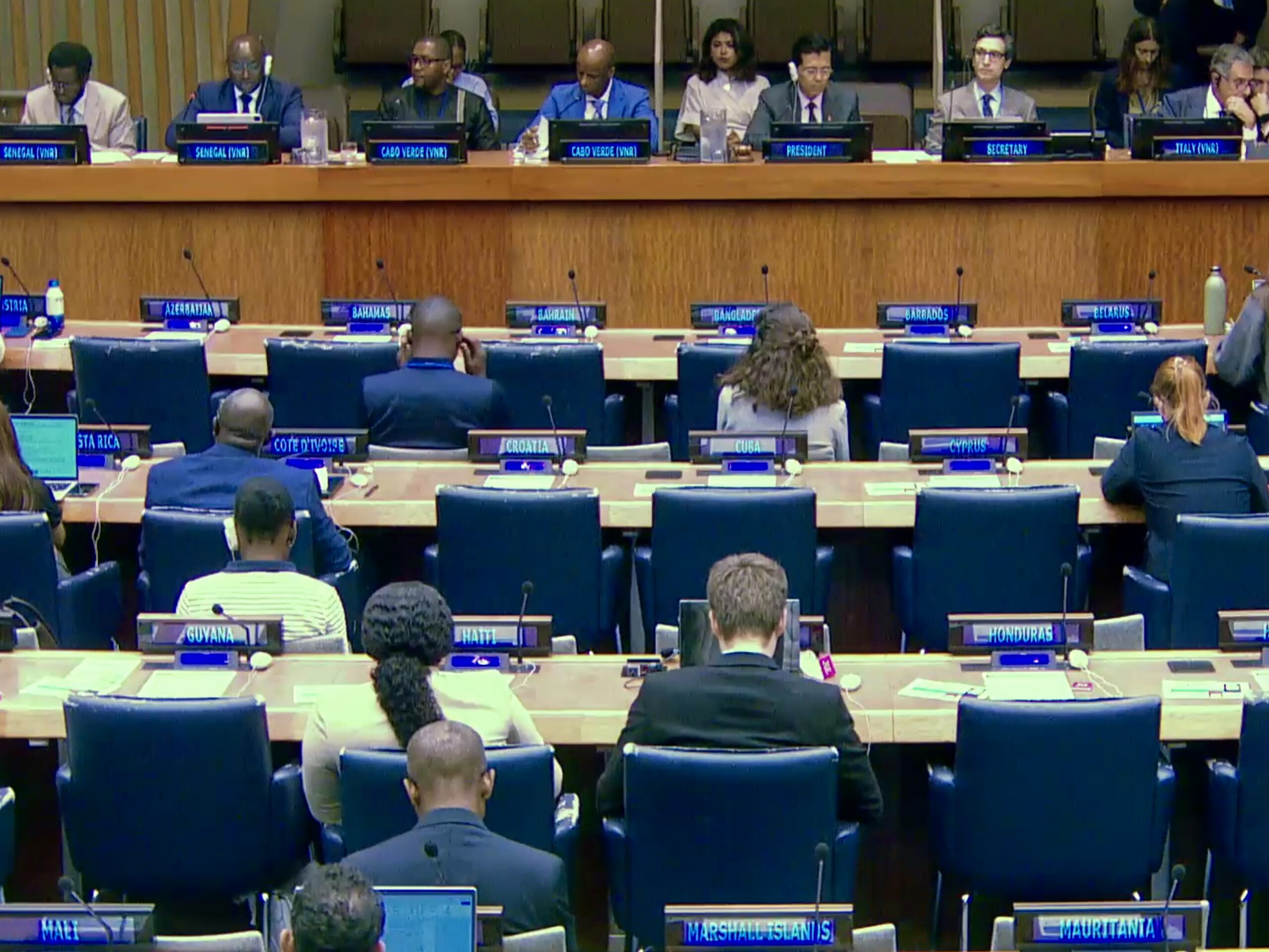 Forum des Nations Unies lors de la présentation des Revues nationales volontaires