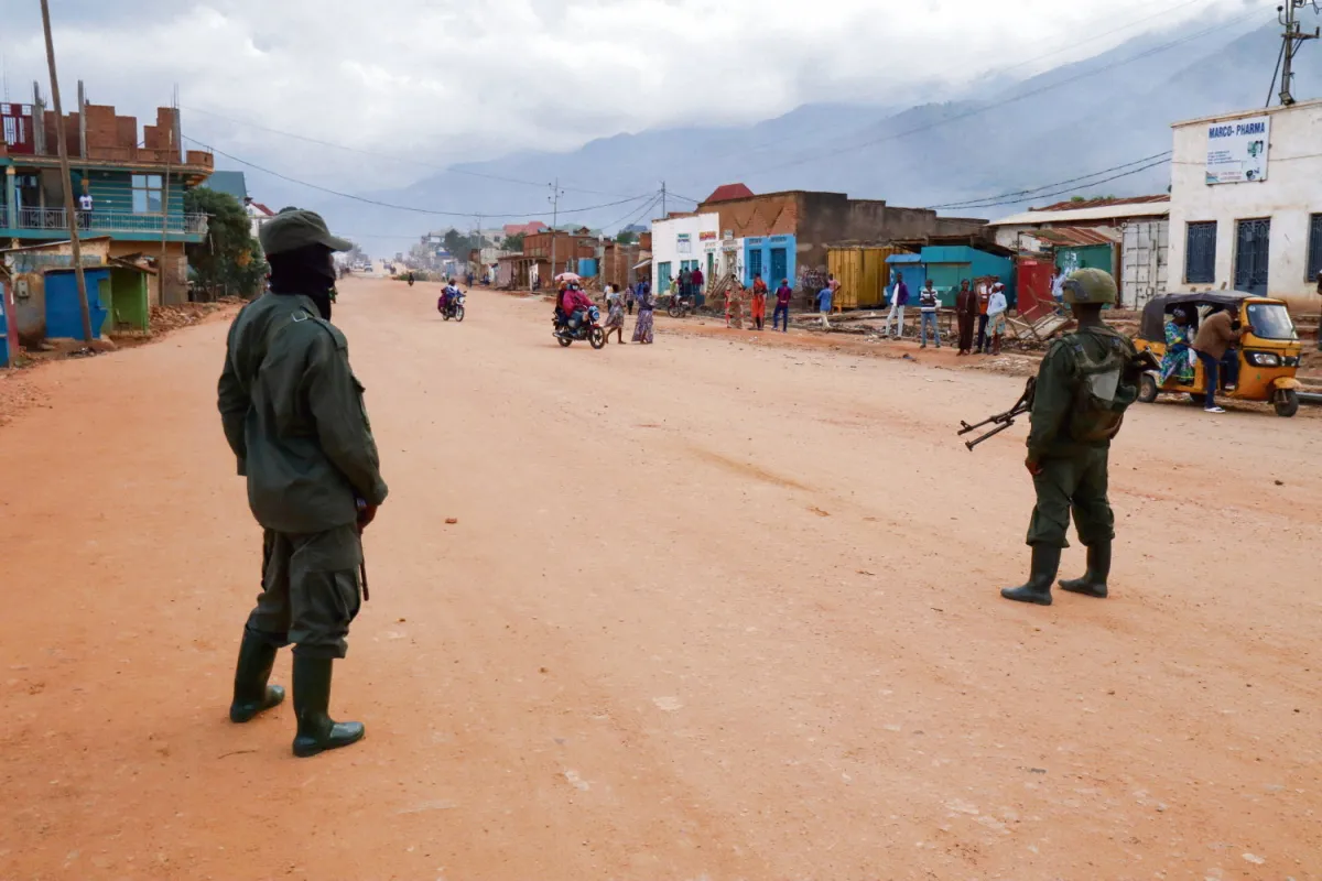 Carte des provinces du Kivu en République démocratique du Congo