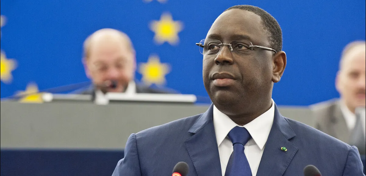 Portrait de Macky Sall lors d'un événement public au Sénégal