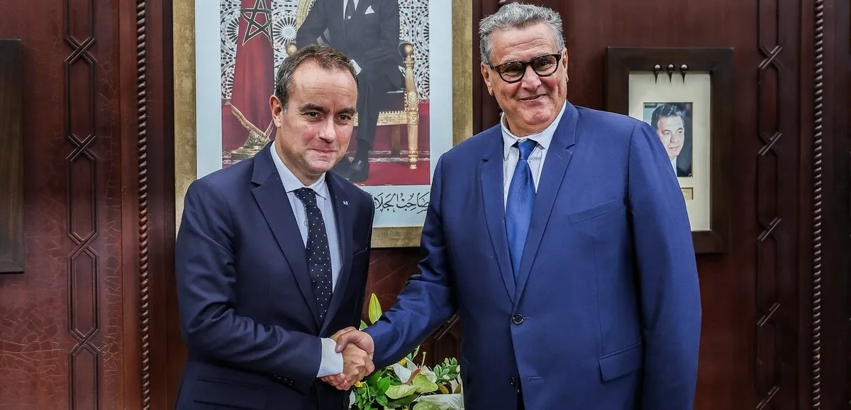 Rencontre entre Sébastien Lecornu et Aziz Akhannouch à Rabat