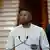 Ousmane Sonko après sa nomination au poste de Premier ministre.