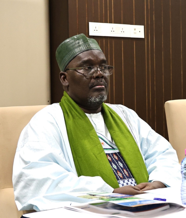 Portrait de Cheikh Barham Aboubacar, coordinateur du CDIR