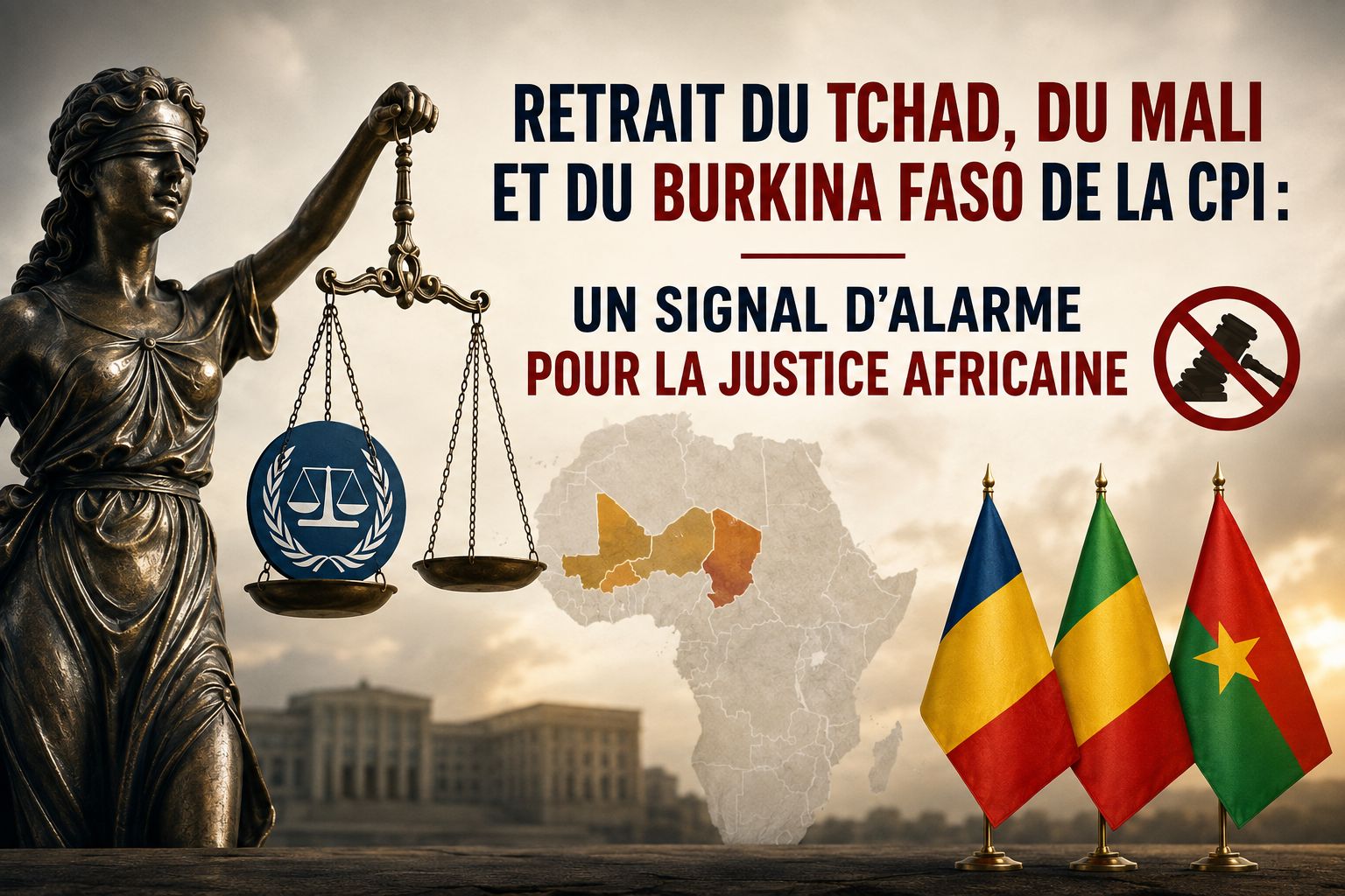 Le retrait de la CPI par le Tchad, le Mali et le Burkina Faso : un défi pour la justice africaine