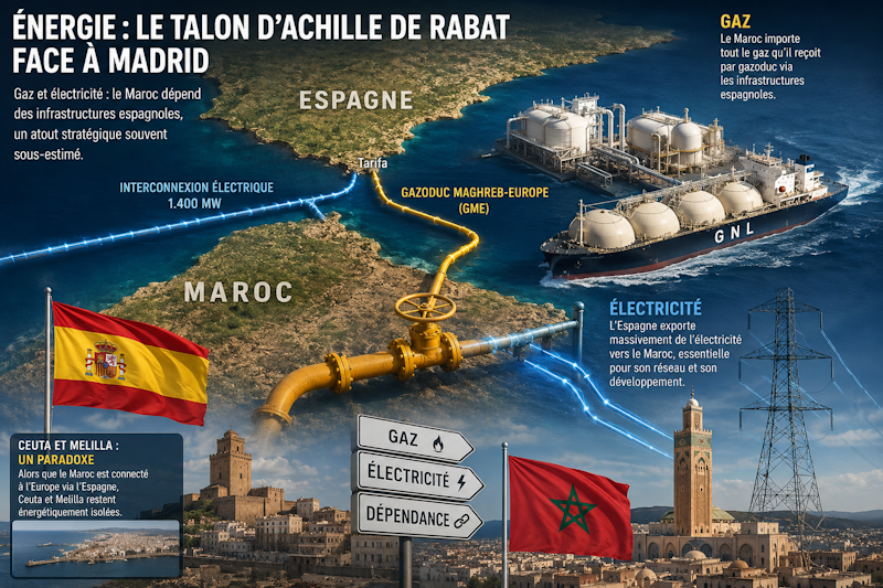Maroc et Espagne : une dépendance énergétique qui pèse sur les tensions géopolitiques