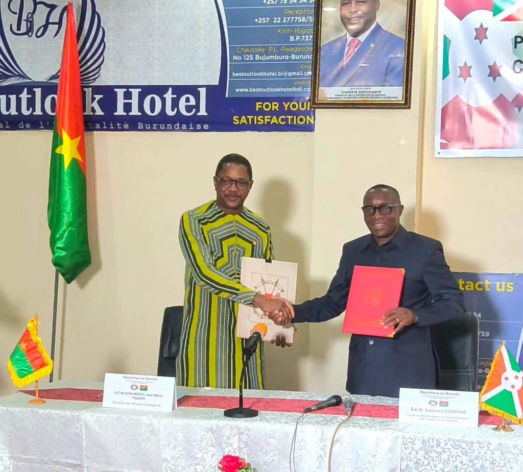Renforcer les liens Burkina-faso Burundi avec 14 accords historiques