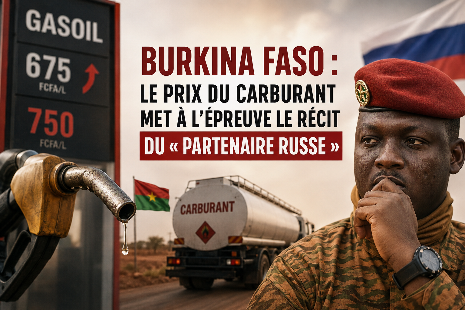 Burkina Faso : quand la hausse du carburant défie l’alliance russe