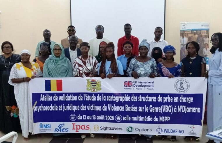 Cartographie des services d’aide aux victimes de VBG à N&rsquo;Djamena : un outil clé pour renforcer l&rsquo;assistance