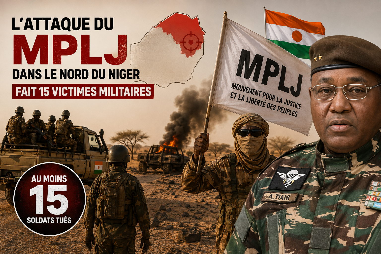 Nouvelle attaque meurtrière au nord du Niger : le défi sécuritaire de la junte à l&rsquo;épreuve