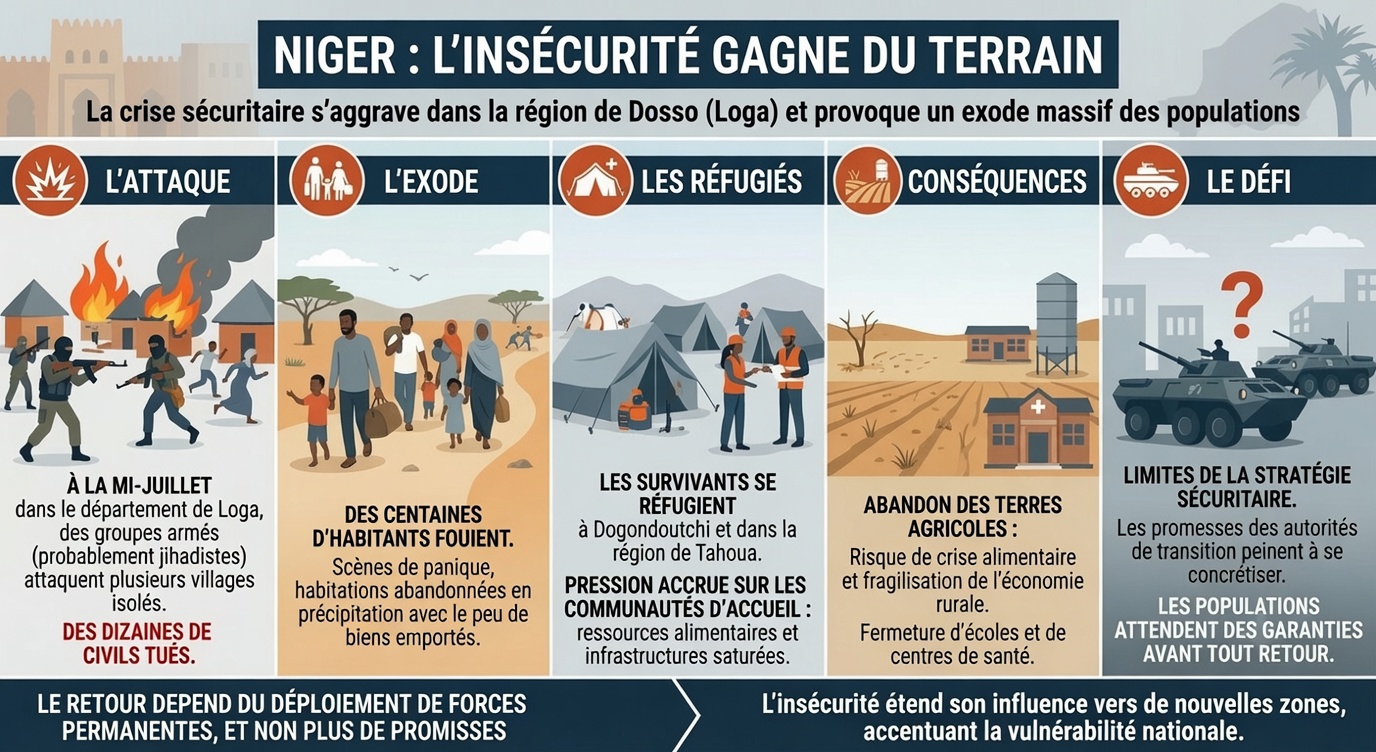 Insécurité au Niger : les villages de loga désertés par la peur