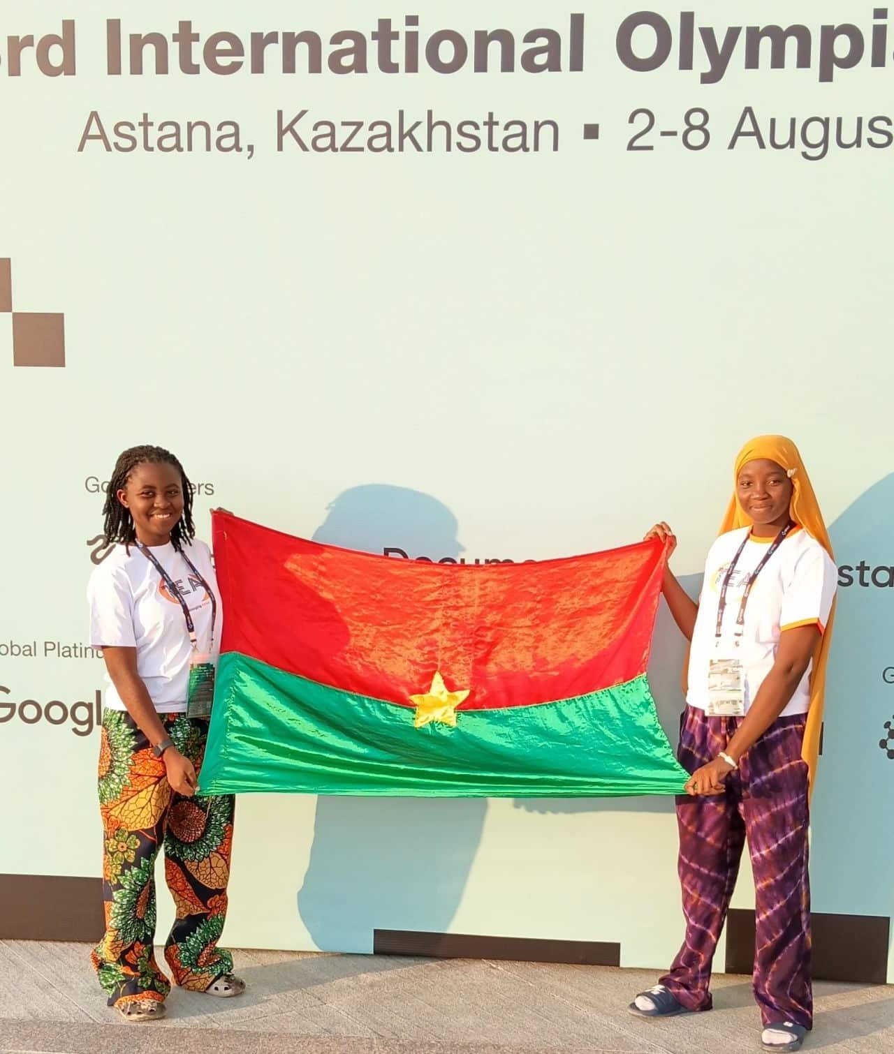 Pascaline Lompo et Madina Toé, représentantes du Burkina Faso à l'IOAI 2026