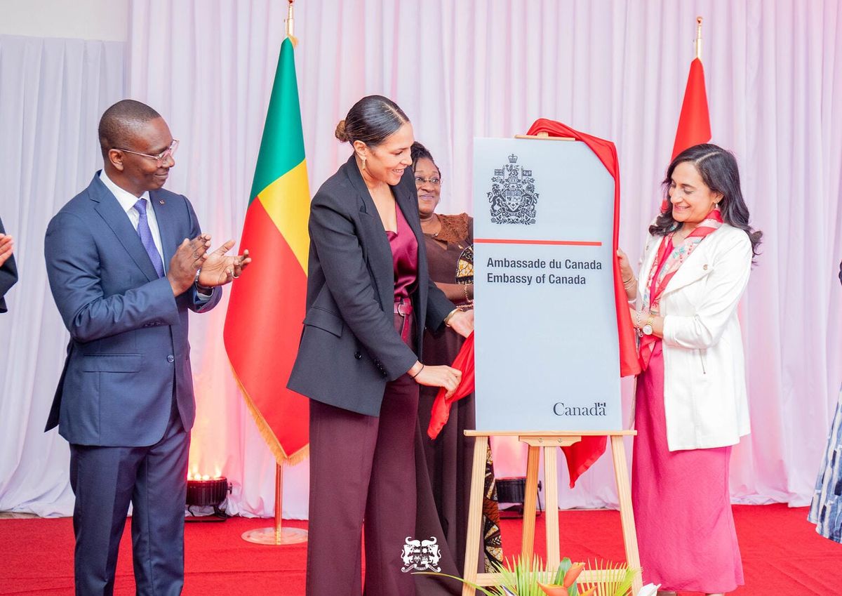 Cérémonie d'inauguration de l'ambassade du Canada à Cotonou