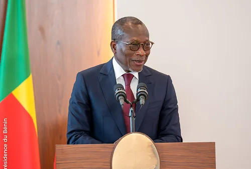 Patrice Talon lors de son investiture à la tête du Sénat