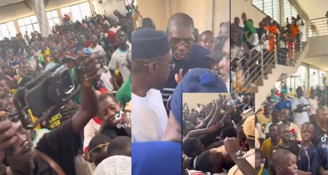 Ousmane Sonko accueilli par une foule enthousiaste à Louga